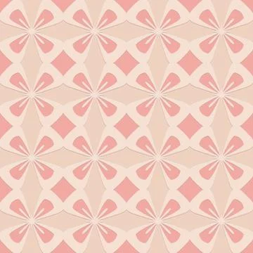 Pink beige embossed pattern in arabic style, oriental ornate seamless patte.. Illustrazione stock