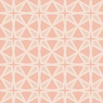 Pink beige embossed pattern in arabic style seamless pattern for decoration.. 스톡 일러스트