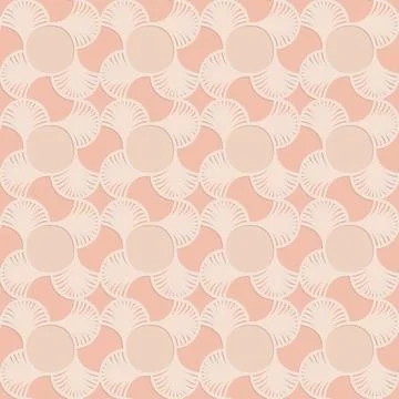 Pink beige embossed pattern in arabic style, oriental ornate seamless patte.. Illustrazione stock