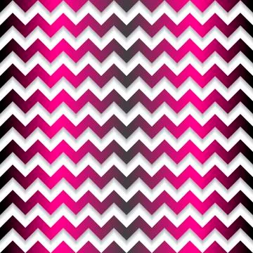 Pink black gradient contour abstract 3d geometrical cubes seamless pattern Illustrazione stock
