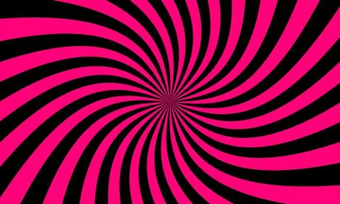 Pink black rays background in retro style. Vector. Stock Illustration