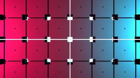 Pink blue abstract background pattern. Conceptual shape background design. 3D Illustrazione stock