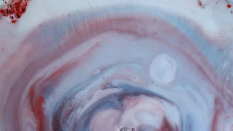 Pink, blue and white paints spread out. Video Stockbeeldmateriaal 123778151