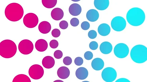 Pink blue background circle 2 white Stock Footage 288313676