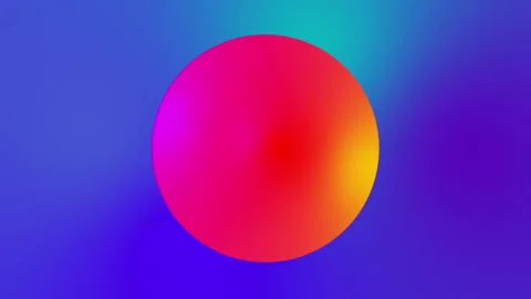 Pink Blue Gradient Circle Vídeo Stock 219029166