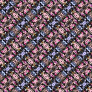 Pink blue gray seamless pattern with diagonally stripes Stock Illustration