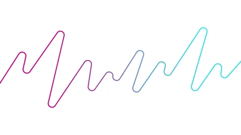 Pink blue line white Stock Footage 284805794