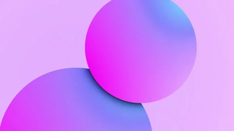 Pink blue moving background. space for text. gradient two circles Stock Footage 274719541