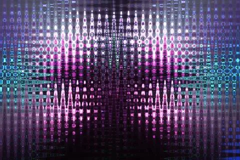 Pink-blue is a multifaceted abstraction. Stock Illustration