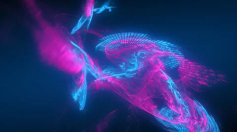 Pink blue seamless looping bg e2212 LN Stock Footage 933009
