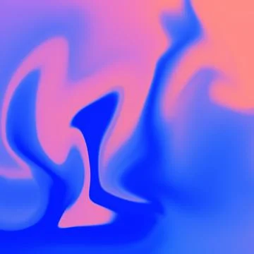 Pink Blue Soft Fluid Shape Abstract Background Stock Illustration