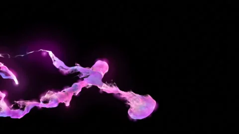 Pink Blue Trails smoke background transition. Colorful lines of smoke spreading Stock Footage 103795305