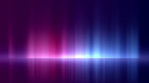 Pink & Blue Wavy Horizontal Light Streaks  Stock Footage