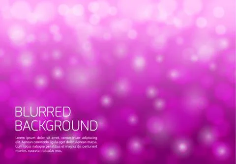 Pink blurred background with twinkly lights Stock Illustration