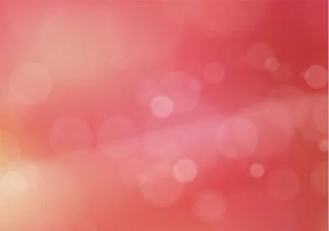 Pink blurred light background with bokeh effect Stock Illustration