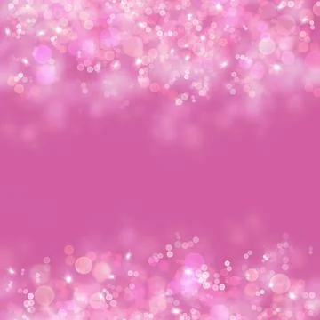 Pink bokeh abstract light background Stock Illustration