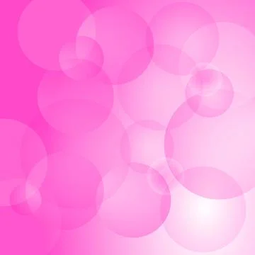 Pink Bokeh Bubble Vector Design イラスト素材