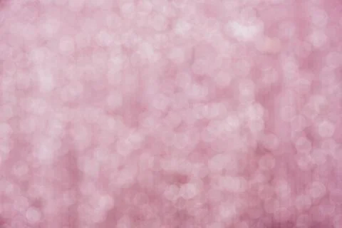 Pink bokeh circle abstract shining background. Blurred glittering wallpaper Stock Illustration