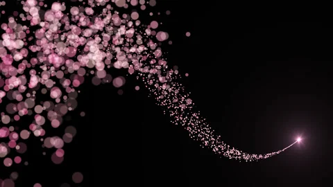 Pink bokeh Stock Footage 121196185