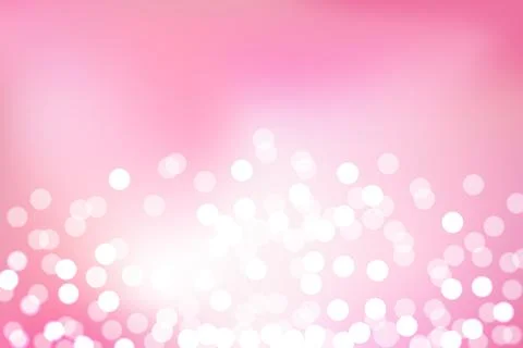 Pink  bokeh light background for wedding and celebation Stock Illustration
