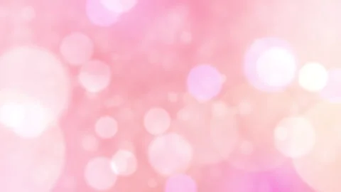 Pink Bokeh Lights Background Loop Soft Dreamy Blurred Circles Motion 库存影片 341819127