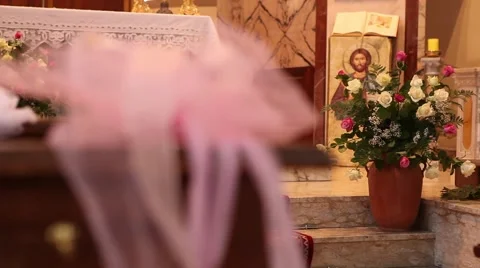 Pink bow Stock Footage 40749337