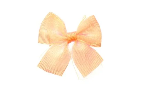 Pink bow. Stock Photos