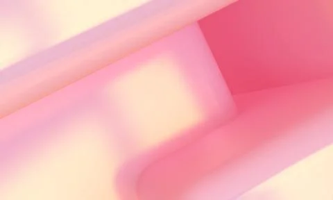 Pink box 3d abstract style background. Concept : poster, advertising ,cover d Stock Illustration