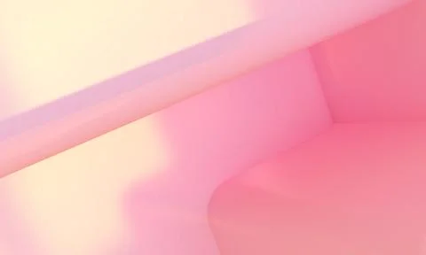Pink box 3d abstract style background. Concept : poster, advertising ,cover d Stock Illustration