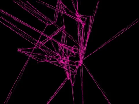 Pink box flutter zoom Stock Footage 1071964