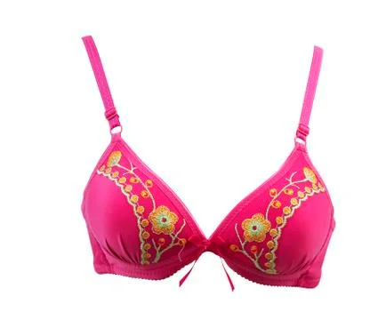 Pink bra Stock Photos