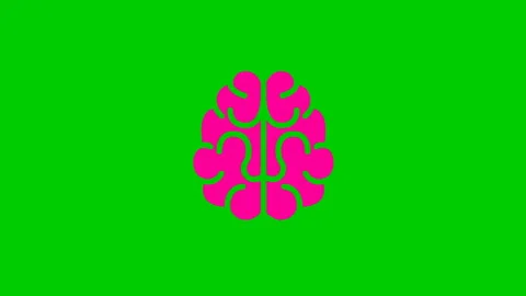 Pink brain ray green Stock Footage 233628192