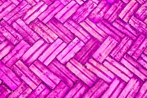 Pink of brick many of brick pattern Stock Photos