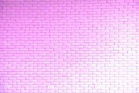 Pink brick wall background pattern abstract wallpaper or brickwall Stock Photos