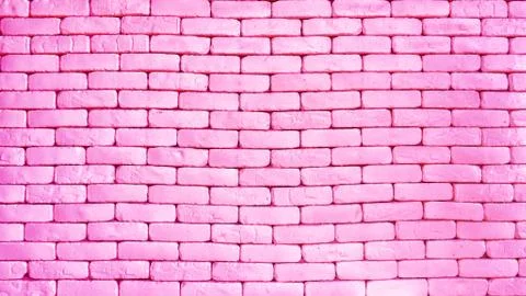 Pink brick wall texture background Stock Photos