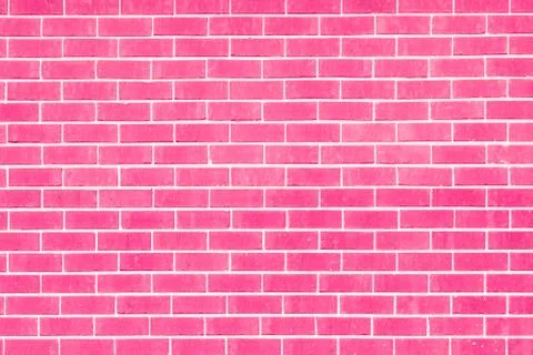 Pink brick wall for use as a background. Stock Photos