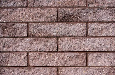 Pink bricks wall. Bricks texure. Brick background Stock Photos