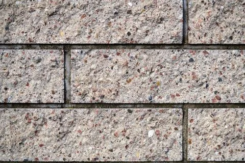 Pink bricks wall. Bricks texure. Brick background Stock Photos