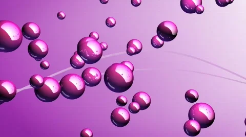 Pink Bubble Motion Background HD Loop Stock Footage 494372