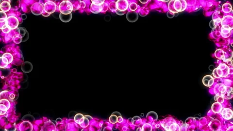 Pink bubble sphere frame loop animation Stock Footage 240789476