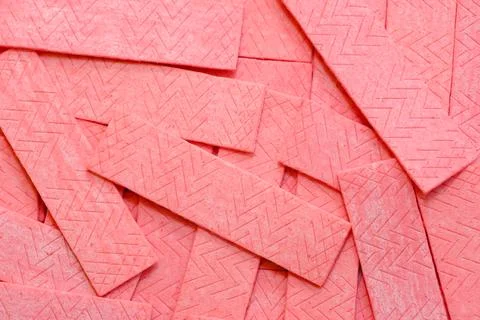 Pink Bubblegum Candy Strips Texture Macro Stock Photos
