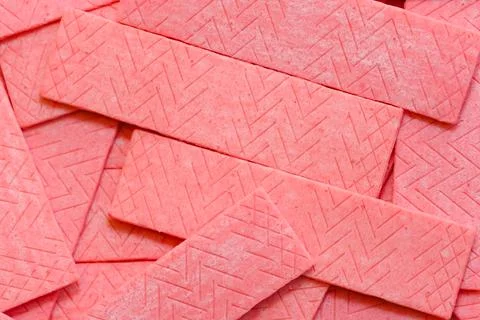 Pink Bubblegum Candy Strips Texture Macro Stock Photos
