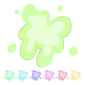 Pink bubblegum vector cartoon graphic Stock Illustration