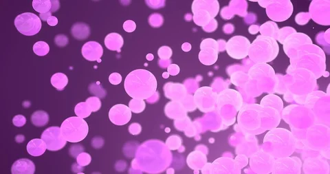 Pink Bubbles BG Video stock 128955924