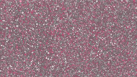 Pink Bubbles Circles on Grey Background Dots Stock Illustration