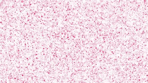 Pink Bubbles Circles on White Background Dots Stock Illustration