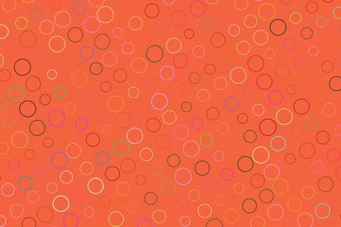 Pink bubbles floating against a soft pink background Stock Illustration