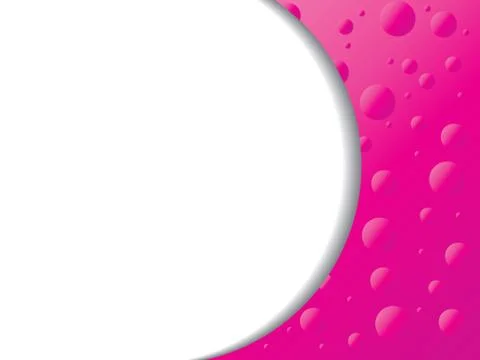 Pink bubbles Stock Illustration