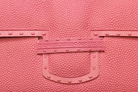 Pink bubbles plastic  purse Stock Photos