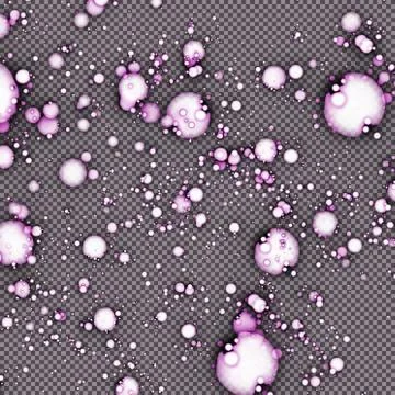 Pink bubbly pattern on chequered background Illustrazione stock